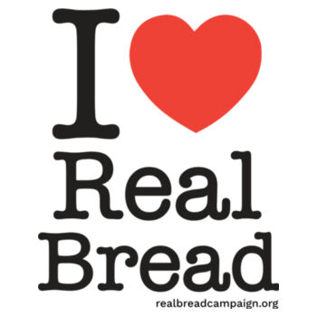 I ❤ Real Bread - Stacked Design - Apron Design